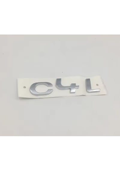 Citroen C4l Uyumlu Krom Bagaj Yazısı Arması Logosu 3m 3d Abs