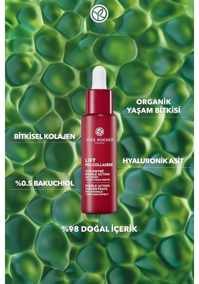 Lift Pro-collagène Bakuchiol Serum, Bitkisel Kolajen Ve Hyaluronik Asit, 30 Ml