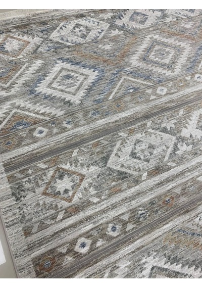Merinos Halı Valeria 91008 060 Serisi Salon Oturma Yatak Odası Halısı Gri