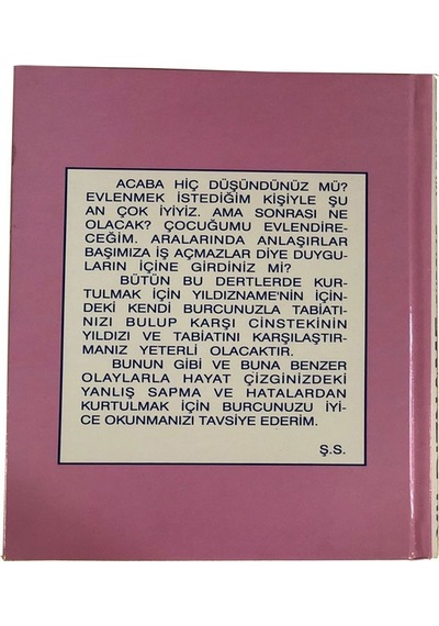 Yıldızname Burçlar ve Yıldızlar Sert Kapak. Ciltli