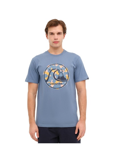 Quiksilver Evo Bubble Wrapped Ss Lacivert Erkek Kısa Kol Gömlek