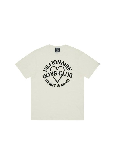 Startmore Unisex Beyaz Bıllıonarıe Baskılı Bisiklet Yaka Tshirt Beyaz