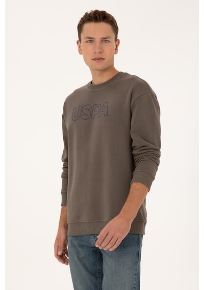 U.s. Polo Assn. Erkek Vizon Sweatshirt 50309040-vr052 Vizon
