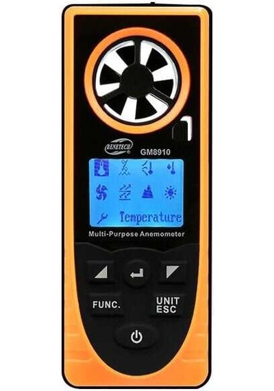 Benetech Gm8910 Hava Hızı Ölçer Çok Fonksiyonlu