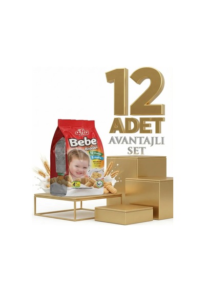 Afia Bebe Bisküvisi Vitamin Katkılı 12x150 Gr