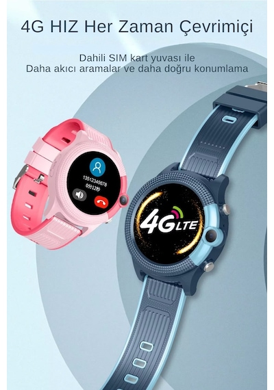 Wearfitpro D36 4G Sim Kartlı Akıllı Çocuk Saati (İthalatçı Garantili)
