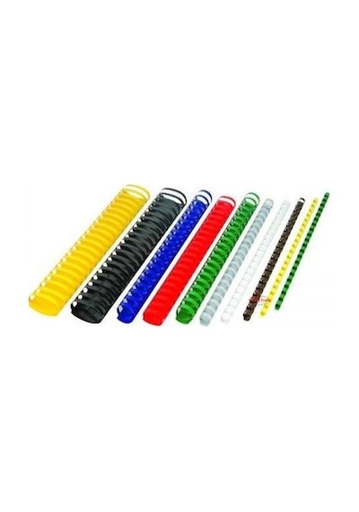 Office Force 18 mm Beyaz Plastik Spiral Cilt Malzemesi 100’lü