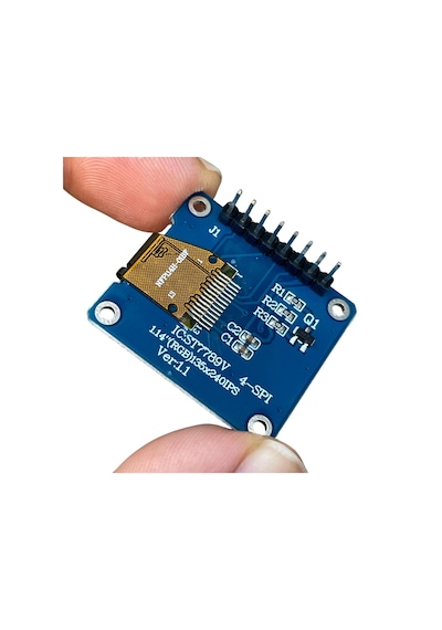 1.14 İnch St7789v Chip 135 240 Rgb Tft Ips 8 Pin Lcd Ekran Modülü