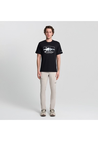 Columbia Explore Outdoors Ss Erkek Siyah T-shirt 9110831010