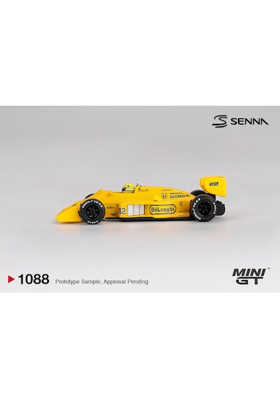 1:64 Ölçek Mini Gt Lotus 99t 12 Ayrton Senna 1987 Monaco Grand Prix Winner Diecast Metal Minyatür Model Araba 5cm