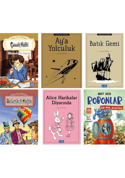 Robonlar 2 Bir Hayal Operasyonu Ortaokul 6 Kitap Set