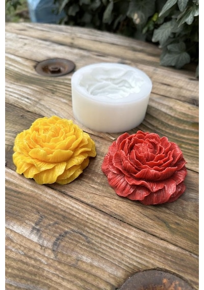 Şakayık Mum Kalıbı Silikon