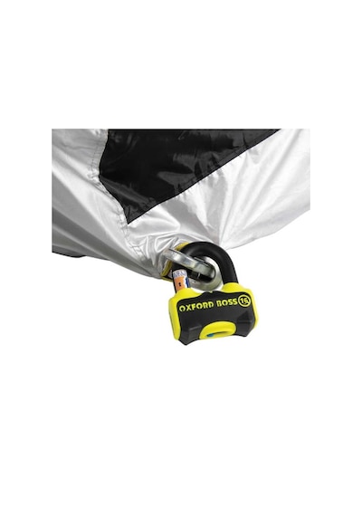 Oxford Motosiklet Scooter Ekranli Aquatex Arka Çantali Kilif Small Siyah-gri Cv217