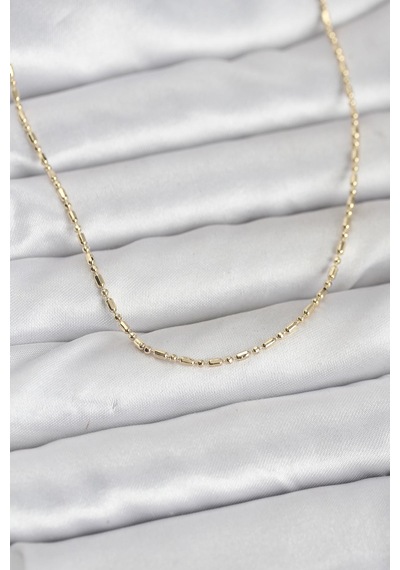 Cm 14k Gold Renk Zincirli 60 Cm Kadın Kolye - Lisinya altın 99861165