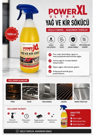 Muhteşem Sihirli Sarı Sıvı / Yağ Ve Kir Sökücü Diğer