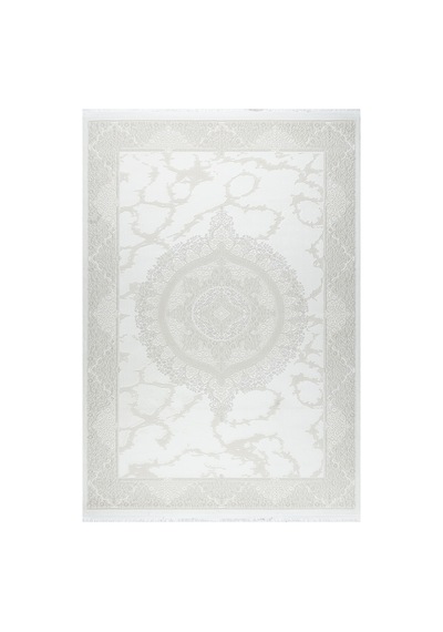 Badelya Home Krem 7165 Modern Doğal Taban Saçaklı Salon Koridor Mutfak Çocuk Oturma Odası Halı Yolluk 7165-krem