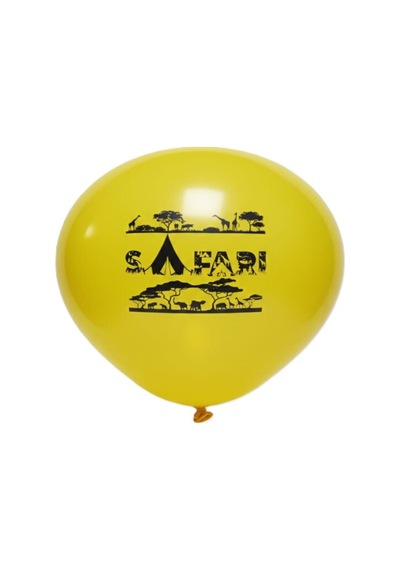 Jojo Balloons 12" Safari Baskılı Balon 6'lı 2 Adet Diğer