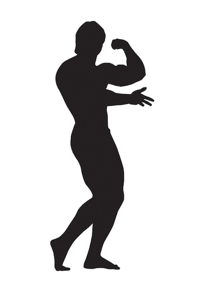 Body Gym Folyo Sticker Derstv1090 80cm Uzunluk Siyah
