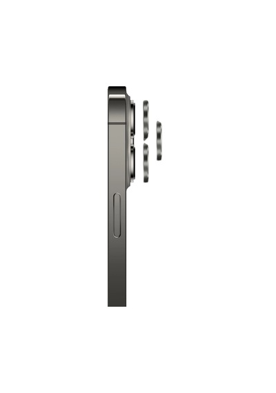 Safeus Safir Temperli Kamera Lens Koruyucu Apple Uyumlu iPhone 13 Pro Max Ve İle Siyah