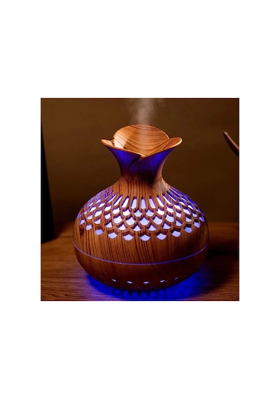 Oda Hava Nemlendirici 300ml Rgb Led Işıklı Humudifier Aroma Difizör Buhar Makinesi