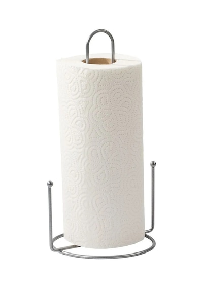 Edora Home Gümüş Misketli Kağıt Rulo Havluluk, Ergonomik Dik Ha Gümüş