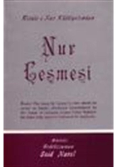 Nur Çeşmesir (1.hamur-Şamua-Cep Boy) / (kod:502) / Bediüzzaman...