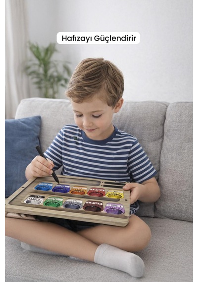 Manyetik Labirent Montessori  Matematik Oyunu Harfleri Öğreniyorum Eğitici Oyuncak 25 cm