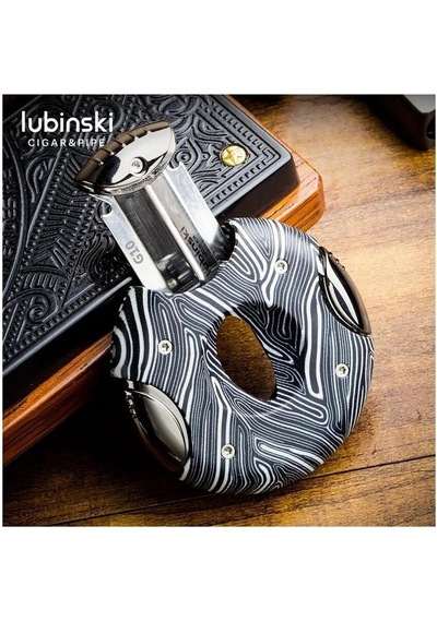 Lubinski Yuvarlak Puro Kesici V-cut Black Pattern 60ring