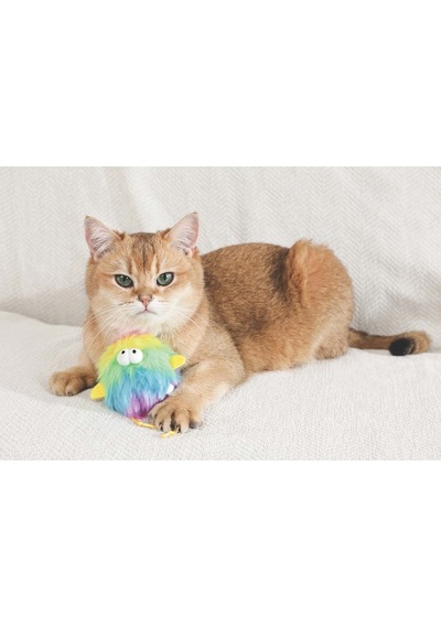M-pets Fluffy Zee Catnipli Kedi Oyuncağı Multicolor