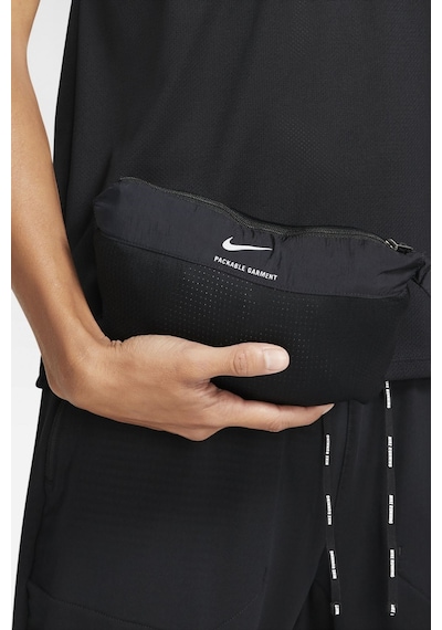 Nike Aerolayer Thermore Packable Garment Toparlanır Koşu Yeleği Siyah