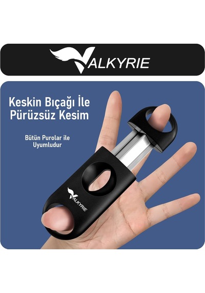 3'lü Puro Makası Seti Çift Bıçak, V-kesici Ve Punch Kesici