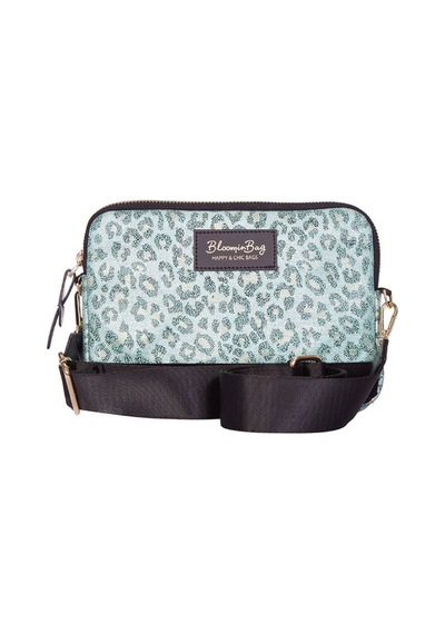 Bloominbag Green Marmar Çapraz Askılı Çanta Siyah