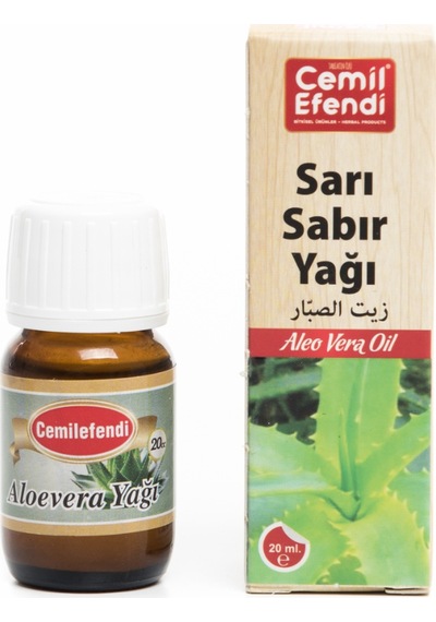 Cemilefendi Aloe Vera Sarı Sabır Yağı 20 ML