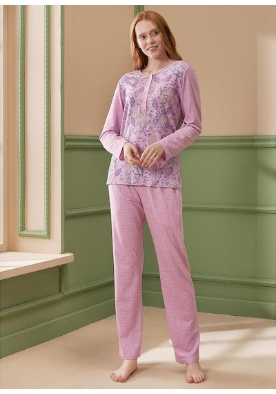 Feyza 4296 Uzun Kol Pijama Takımı 001