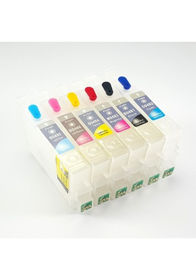 Epson T0481-T0486 Uyumlu Kolay Dolan Kartuş - 6 Renk