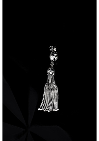 Encili Silver 925 Ayar Gümüş Sallantılı Tesbih Püskülü