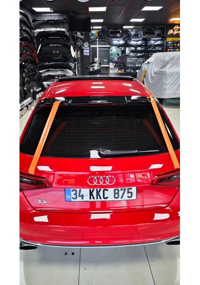 Audi A3 2013-2020 Hb Bagaj Üstü Spoiler Plastik Boyasız