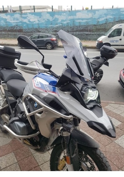 Zeus Motor 2019-2024 Bmw R 1250 Gs Uyumlu Uzun Ön Cam Koyu Füme