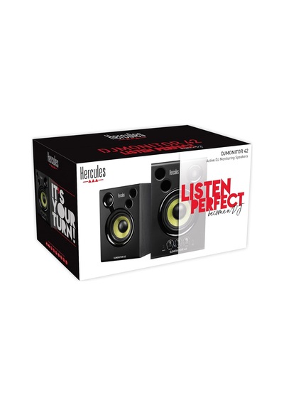 Ayrex Hercules Djmonitor 42 Profesyonel 2 Yönlü Aktif Dj Monitörleri, 4.5 Hoparlörlerle Studio Ve Dj Kullanı