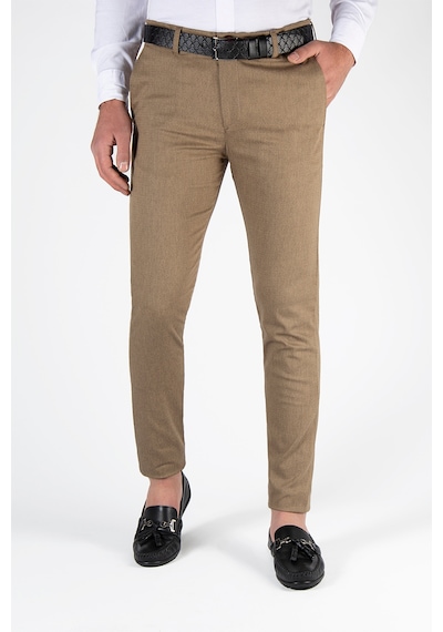 Terapi Men Bal Rengi Slim Fit Pamuklu İtalyan Kesim Pantolon Bal Rengi