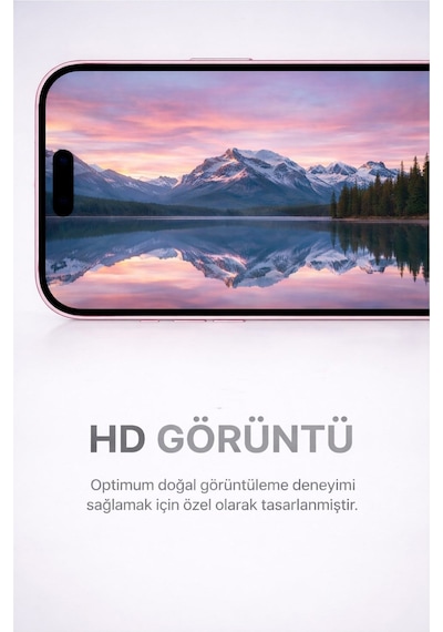 Apple Uyumlu iPhone 15 Pro Max Ekran Koruyucu % 100 Cam Temperli Kolay Kurulum Aparatlı