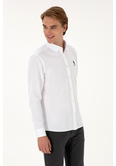 U.s. Polo Assn. Erkek Basic Gömlek 2225434 Beyaz U.s. Polo Assn. Erkek Basic Gömlek 2225434 Beyaz