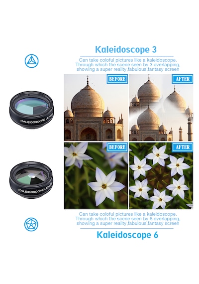 Apexel 10'u 1 Arada Telefon Lens Kiti Tanımlandığı Gibi