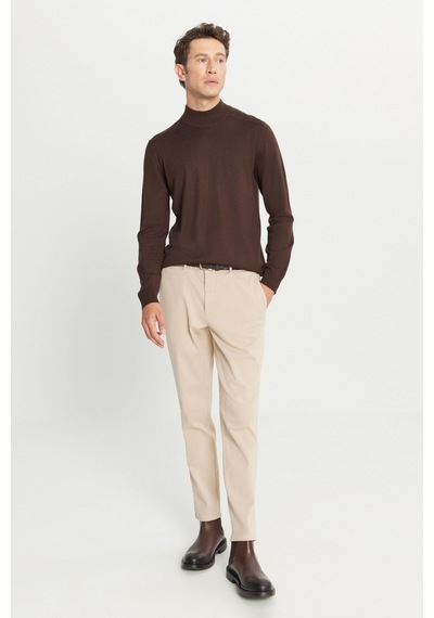 AC&Co / Altınyıldız Classics Erkek Bej Pamuklu Slim Fit Dar Kesim Yan Cepli Casual Esnek Pantolon Bej AC&Co / Altınyıldız Classics Erkek Bej Pamuklu Slim Fit Dar Kesim Yan Cepli Casual Esnek Pantolon Bej
