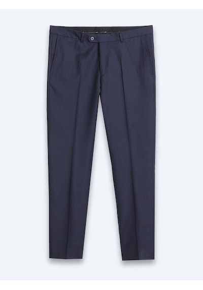 Kip Lacivert Mikro Regular Fit %100 Yün Takım Elbise