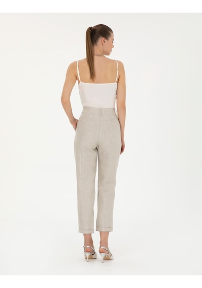 Pierre Cardin Kadın Bej Pantolon Kanvas-chino 50285479-vr011 Bej