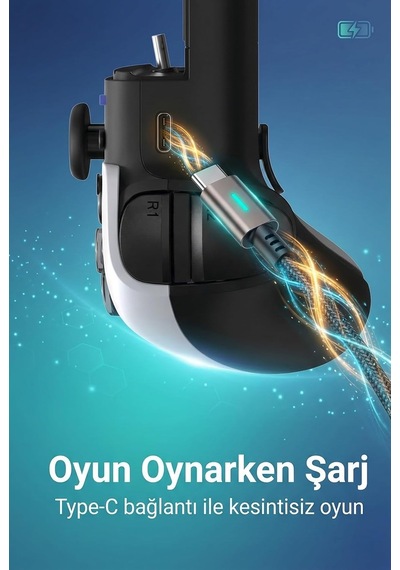 S5 Mobil Oyun Kolu &amp Gamepad Dönüştürücü - Android, İos, Pc Uyumlu - Type-c Bağlantı &amp Titreşimli