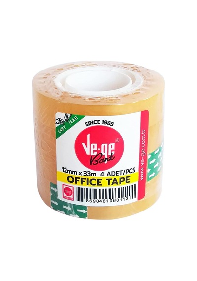 Ve-qe Vege Bant Selefon 12mmx33m 4 Lu Sari Serit 1233 Diğer