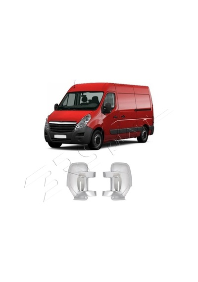 Opel Movano Uyumlu 2013 Ve Üzeri Ayna Kapağı 2 Parça Abs Krom Kaplama