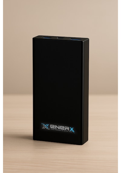 Enerx Enr-p20c 20.000 Mah 2.1a 2xusb 1xtypec Powerbank Siyah